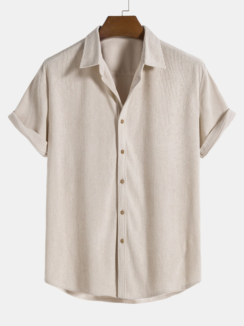 Chemise homme manches courtes texturée