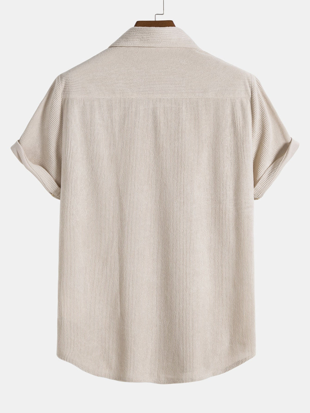 Chemise homme manches courtes texturée