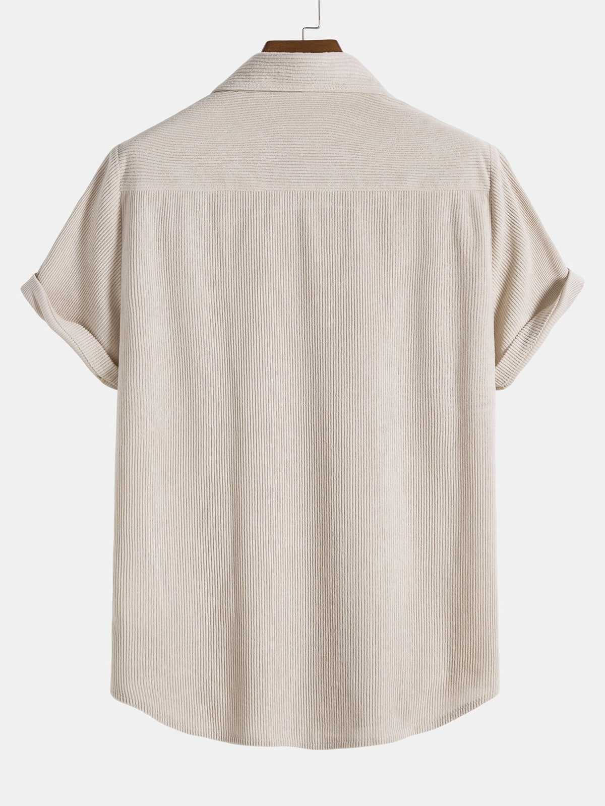 Chemise homme manches courtes texturée