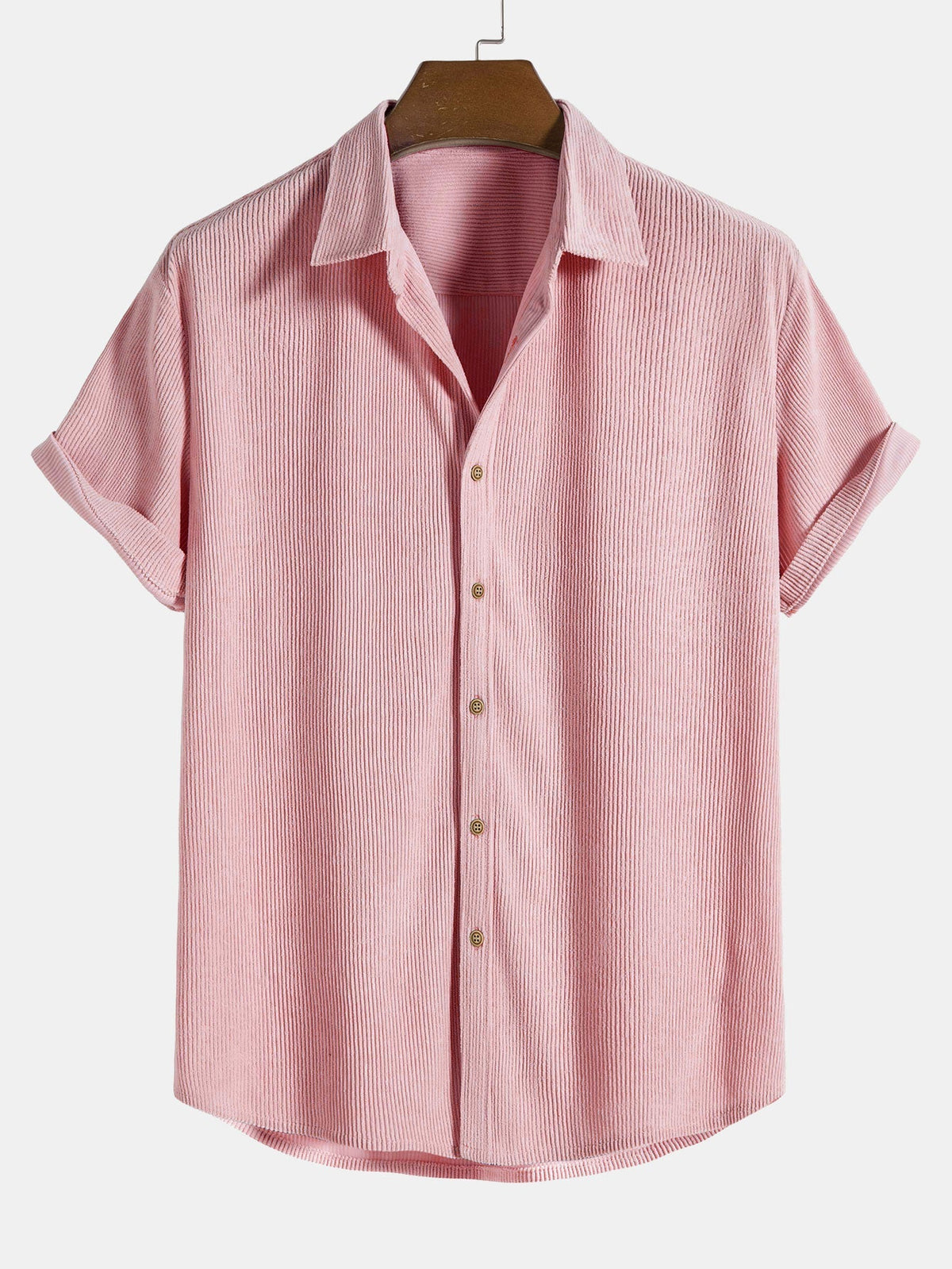 Chemise homme manches courtes texturée