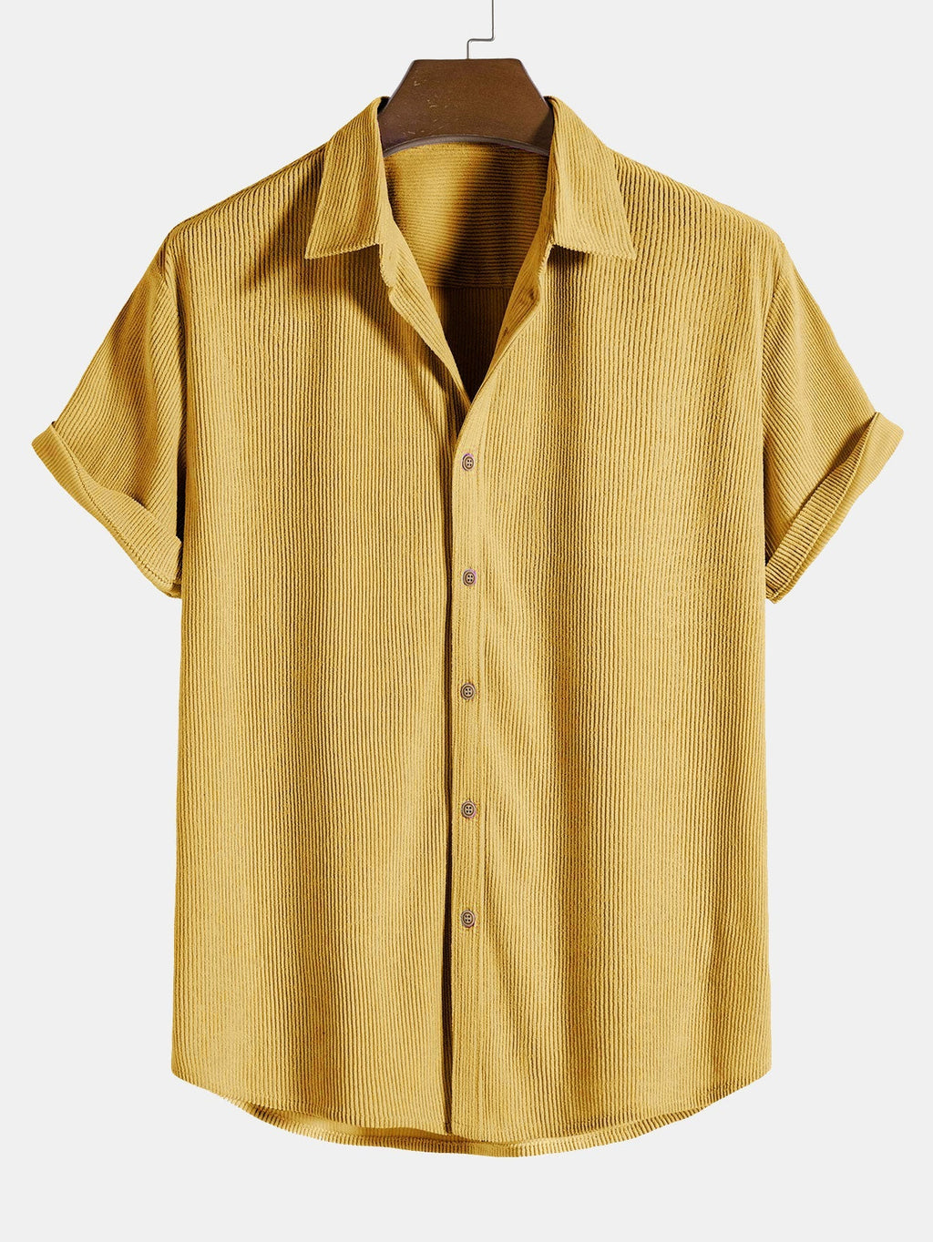 Chemise homme manches courtes texturée