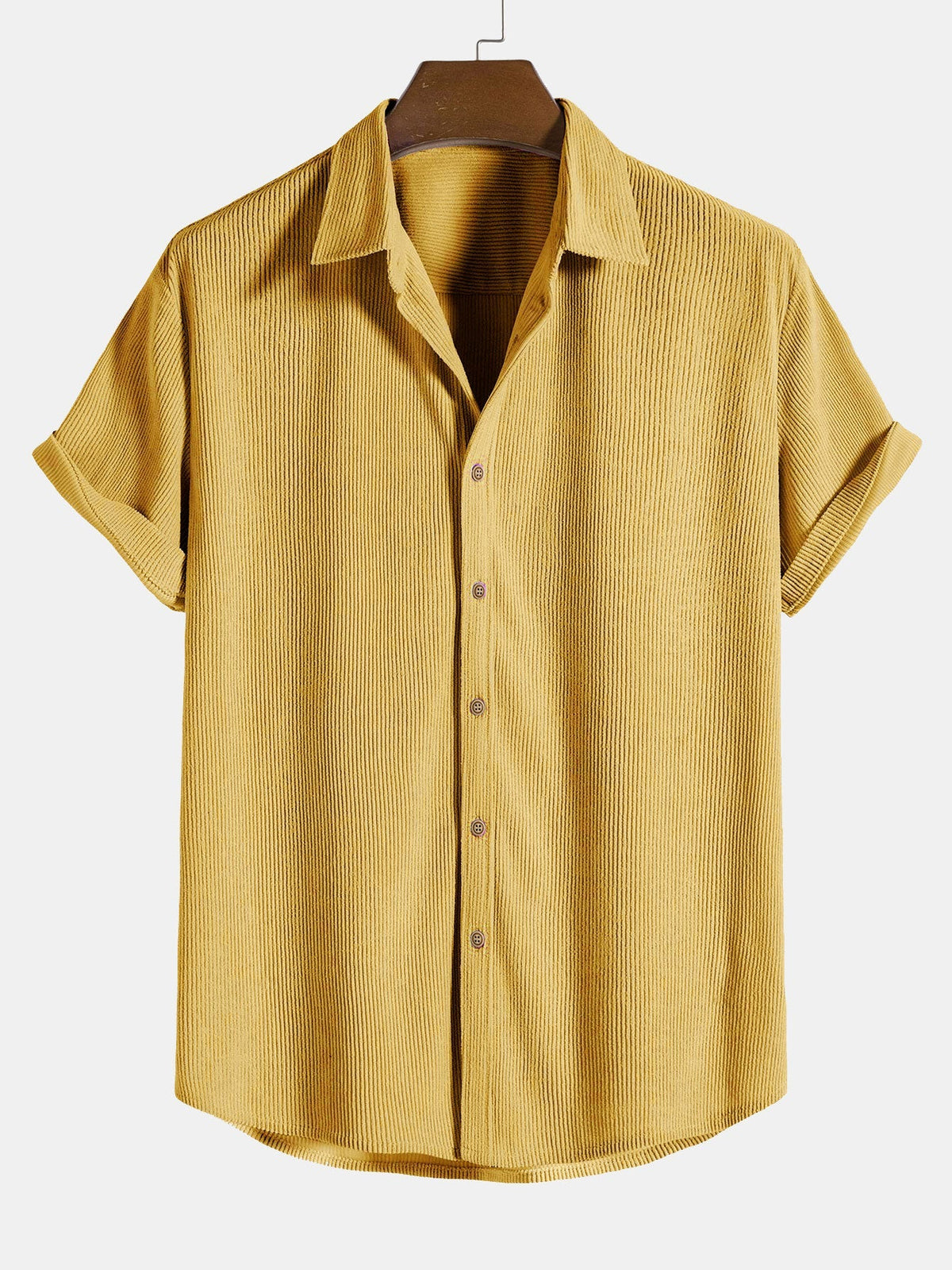 Chemise homme manches courtes texturée