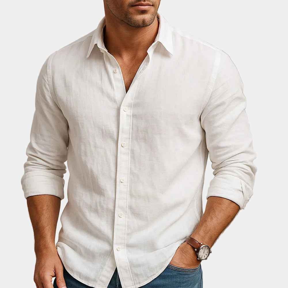 Chemise homme manches longues