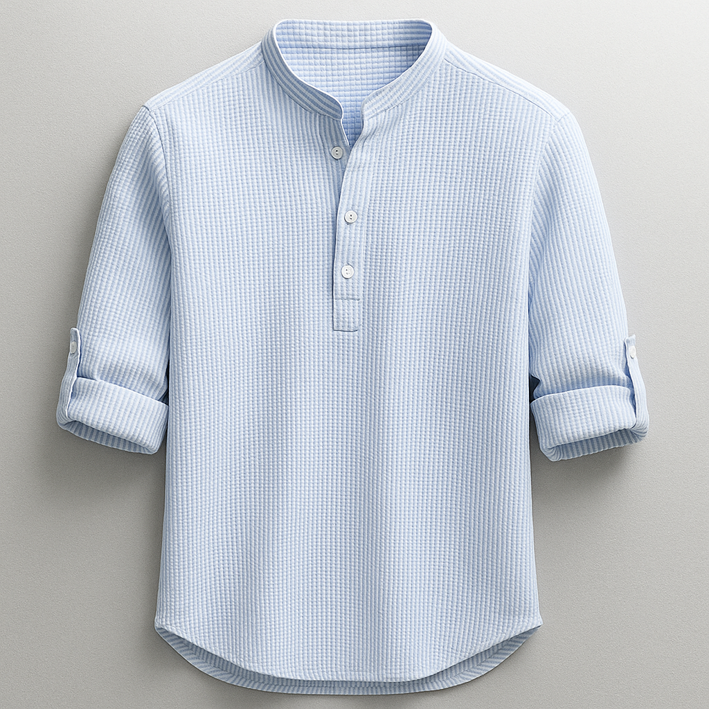 Chemise homme manches retroussées