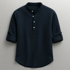 Chemise homme manches retroussées