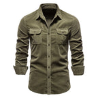 Chemise homme poches à rabat