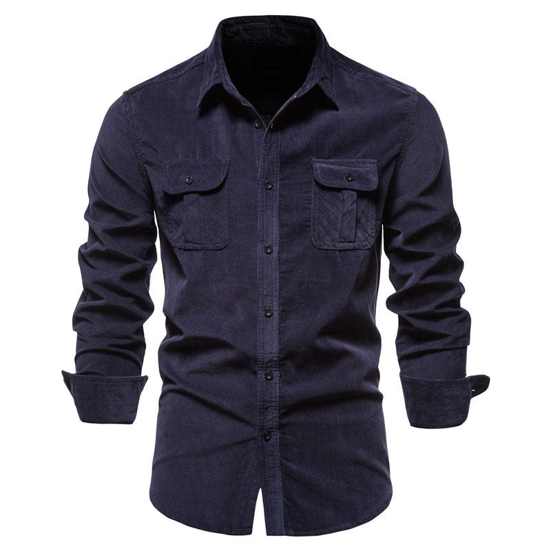 Chemise homme poches à rabat