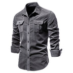 Chemise homme poches à rabat