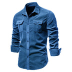 Chemise homme poches à rabat