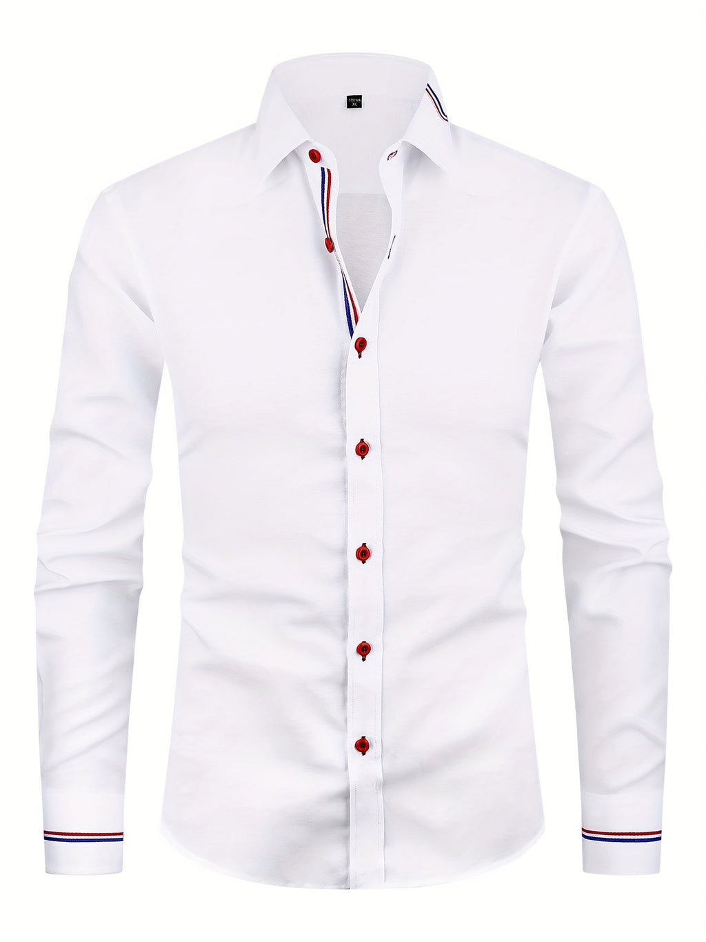 Chemise homme à poignets rayés