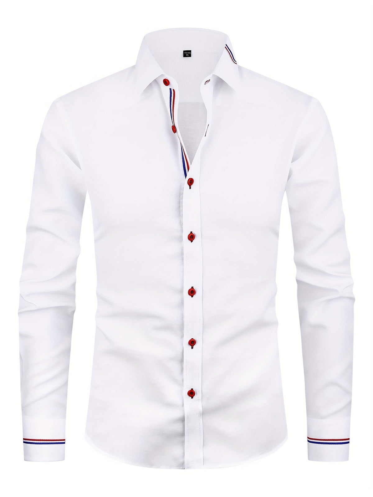 Chemise homme à poignets rayés
