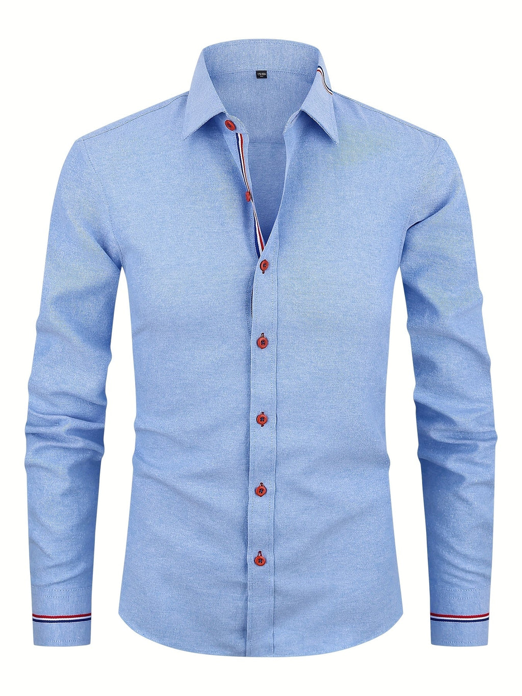 Chemise homme à poignets rayés