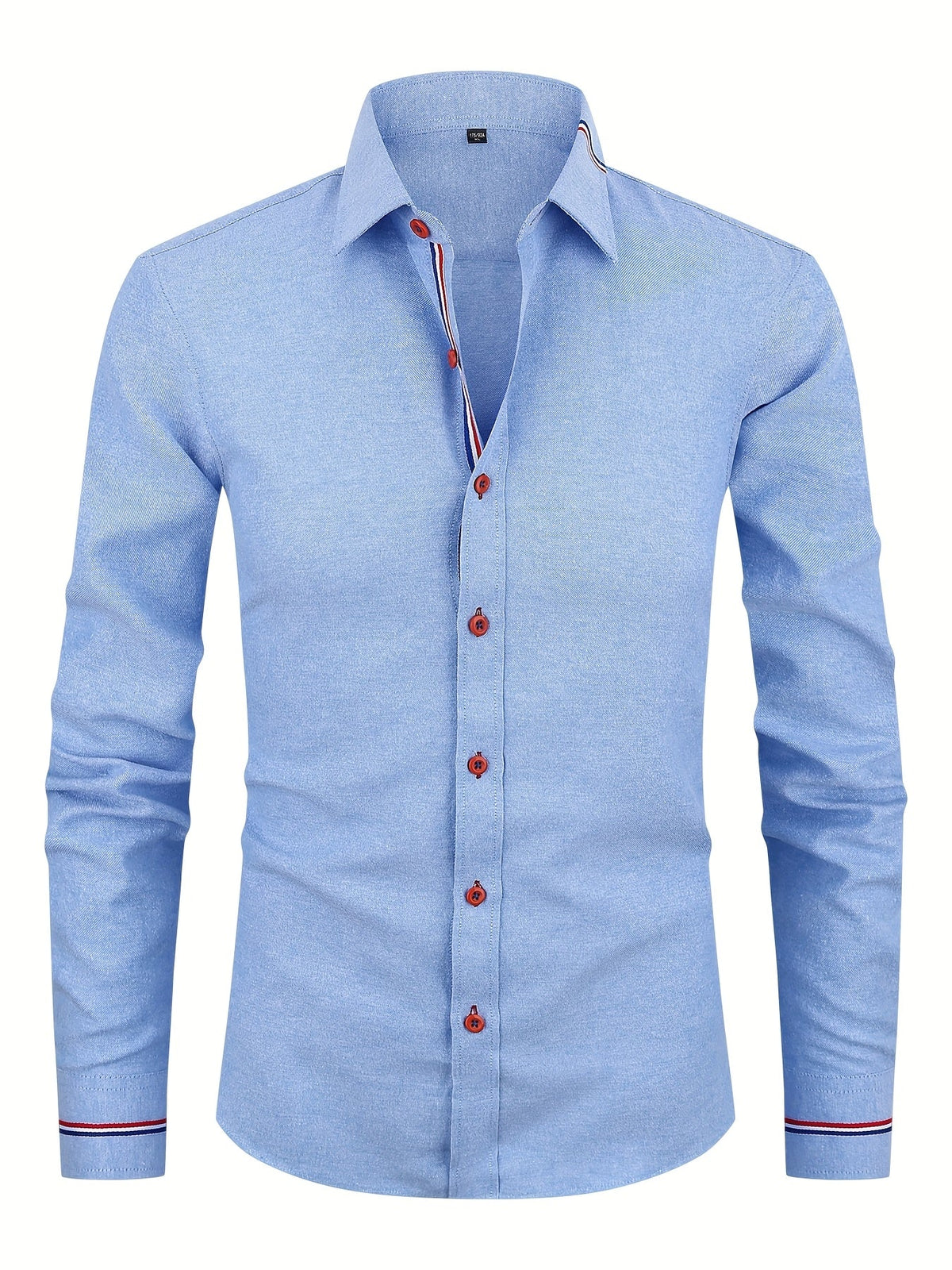 Chemise homme à poignets rayés