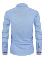 Chemise homme à poignets rayés