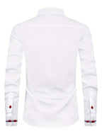 Chemise homme à poignets rayés