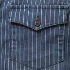 Chemise homme rayée à poches