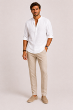 Chemise en lin pour homme