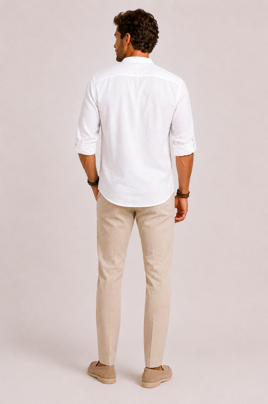 Chemise en lin pour homme
