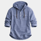 Chemise homme à capuche