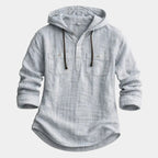 Chemise homme à capuche