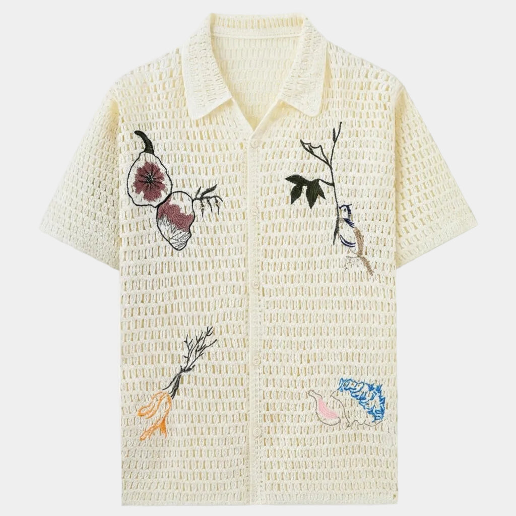Chemise homme ajourée