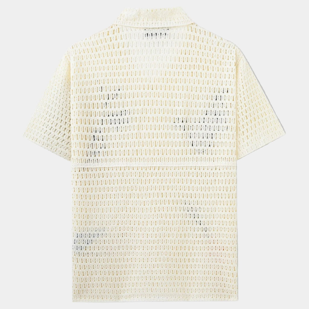 Chemise homme ajourée