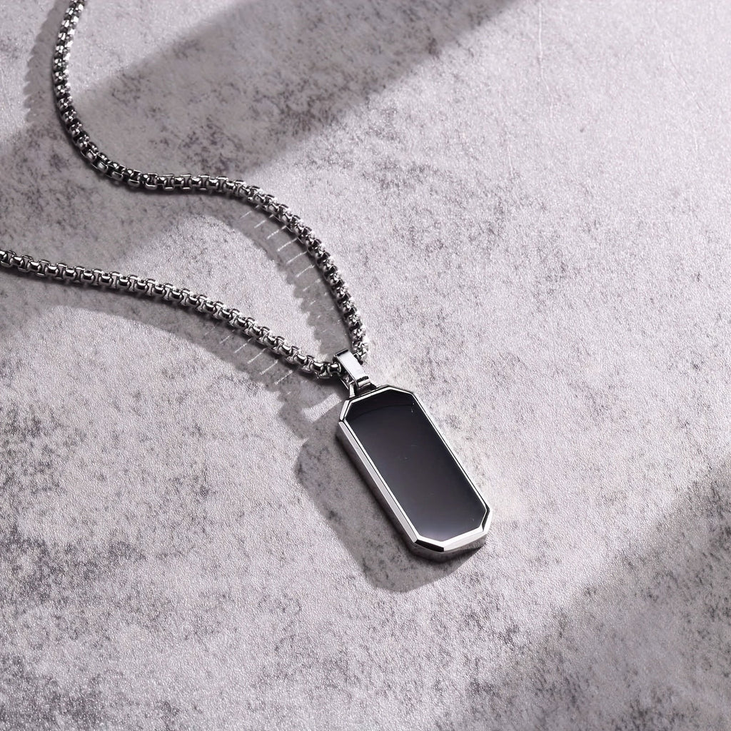 Collier Pendentif Géométrique pour Hommes