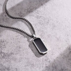 Collier Pendentif Géométrique pour Hommes