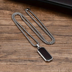 Collier Pendentif Géométrique pour Hommes