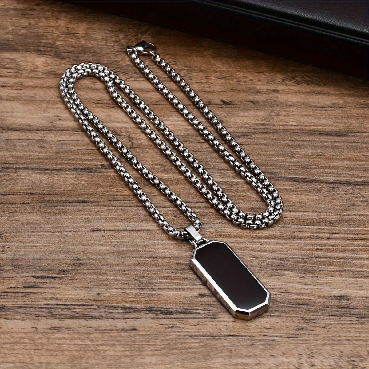 Collier Pendentif Géométrique pour Hommes