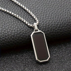 Collier Pendentif Géométrique pour Hommes