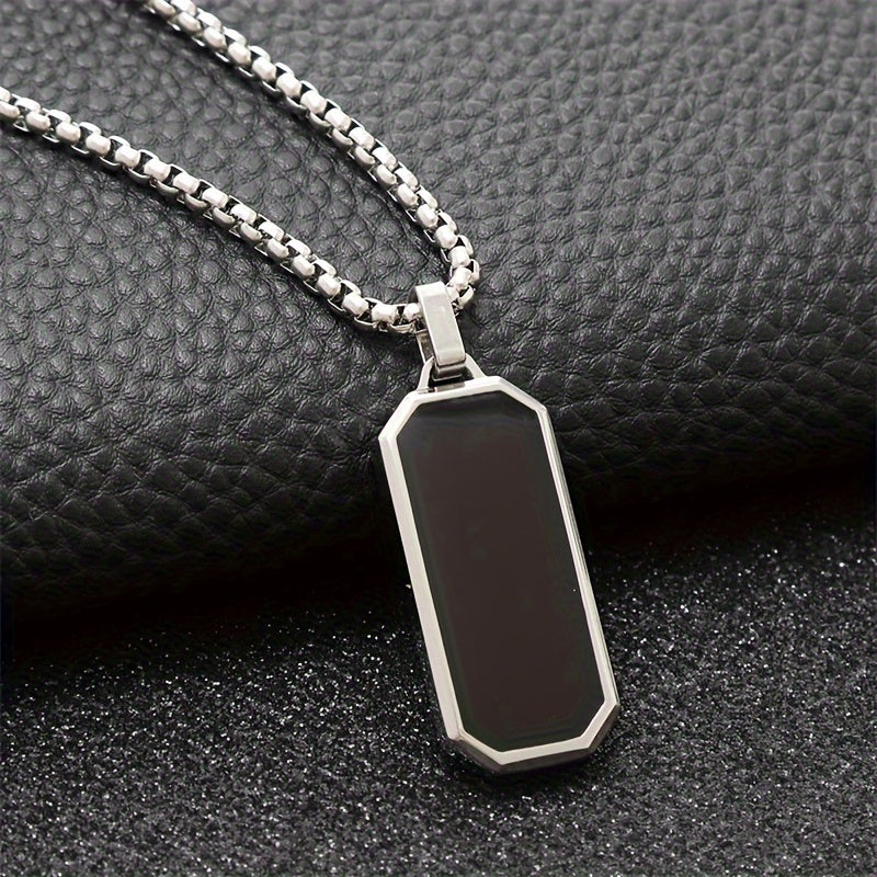 Collier Pendentif Géométrique pour Hommes