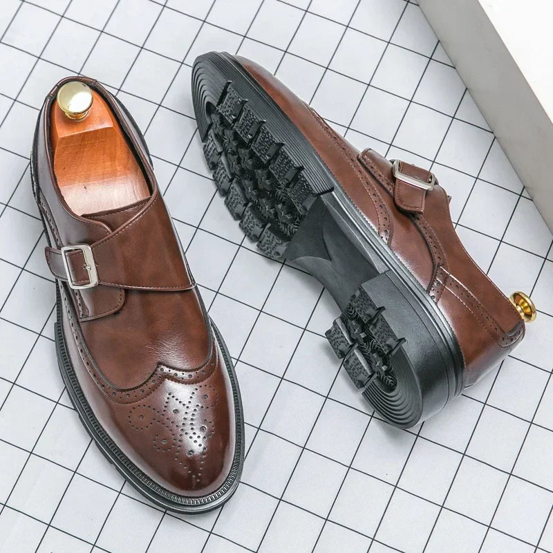Chaussures habillées homme à boucle