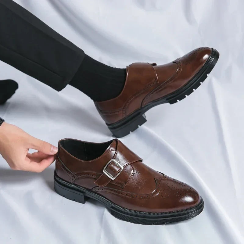 Chaussures habillées homme à boucle