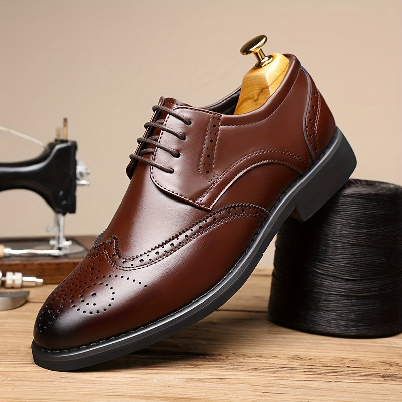 Derbies homme bout fleuri