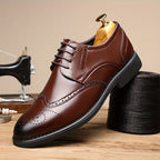 Derbies homme bout fleuri