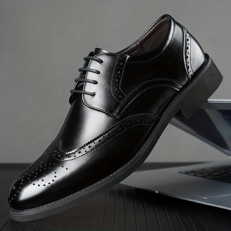 Derbies homme bout fleuri