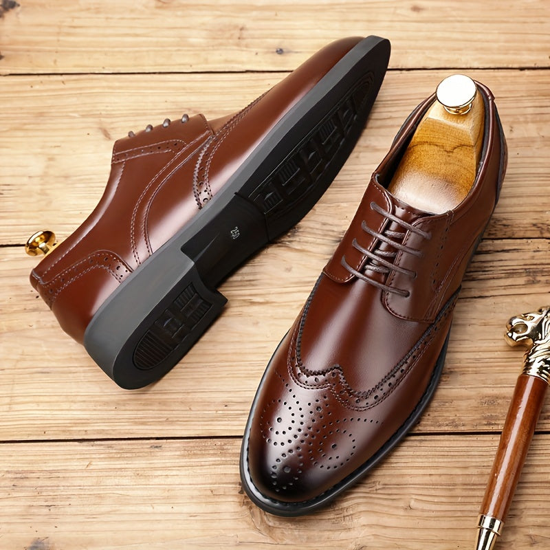 Derbies homme bout fleuri