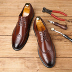 Derbies homme bout fleuri