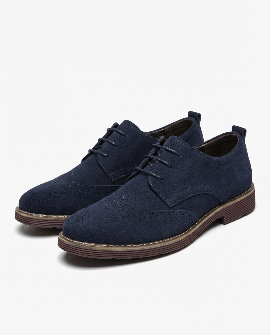 Derbies homme perforées
