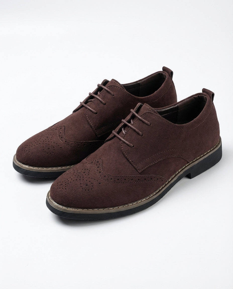 Derbies homme perforées