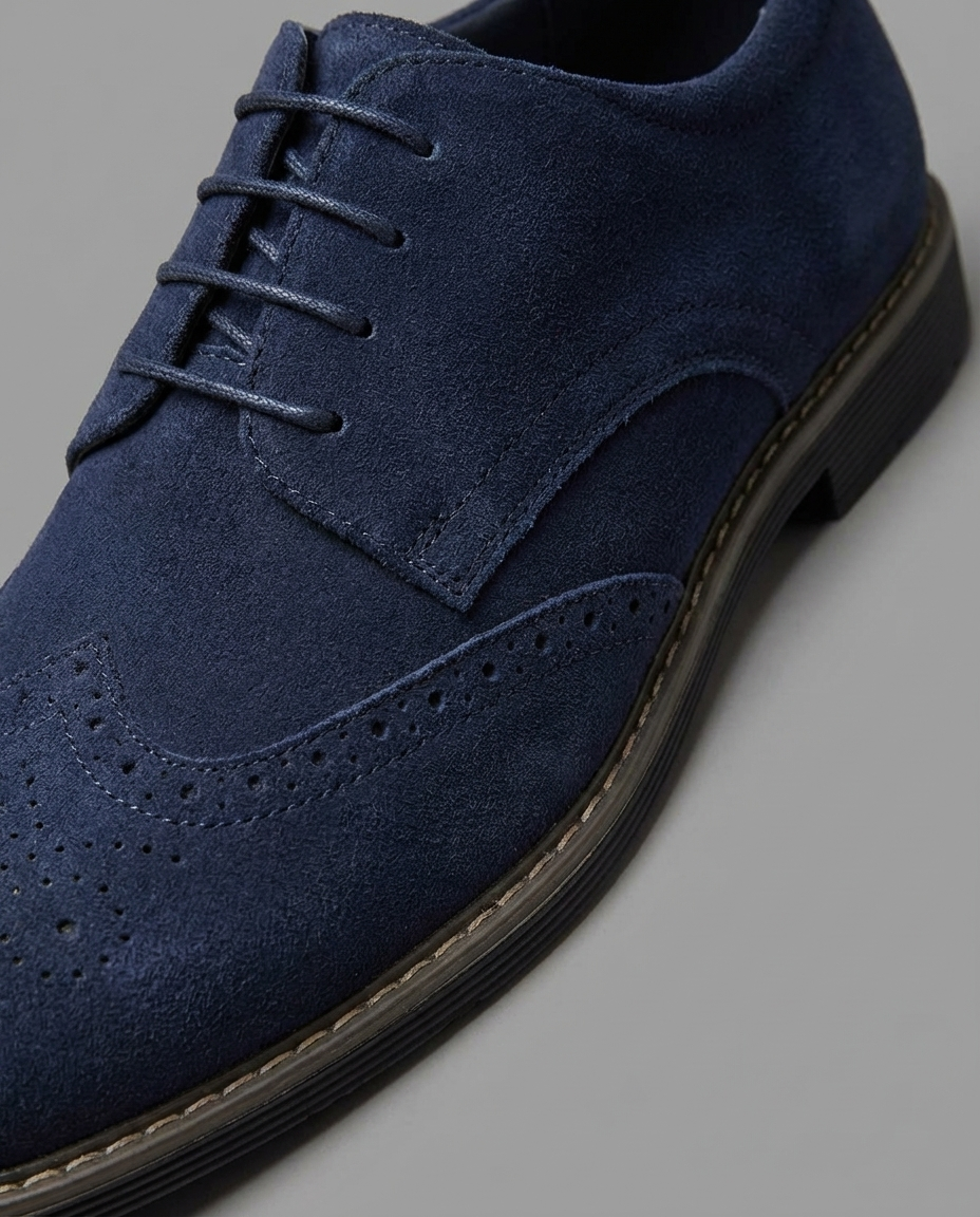 Derbies homme perforées