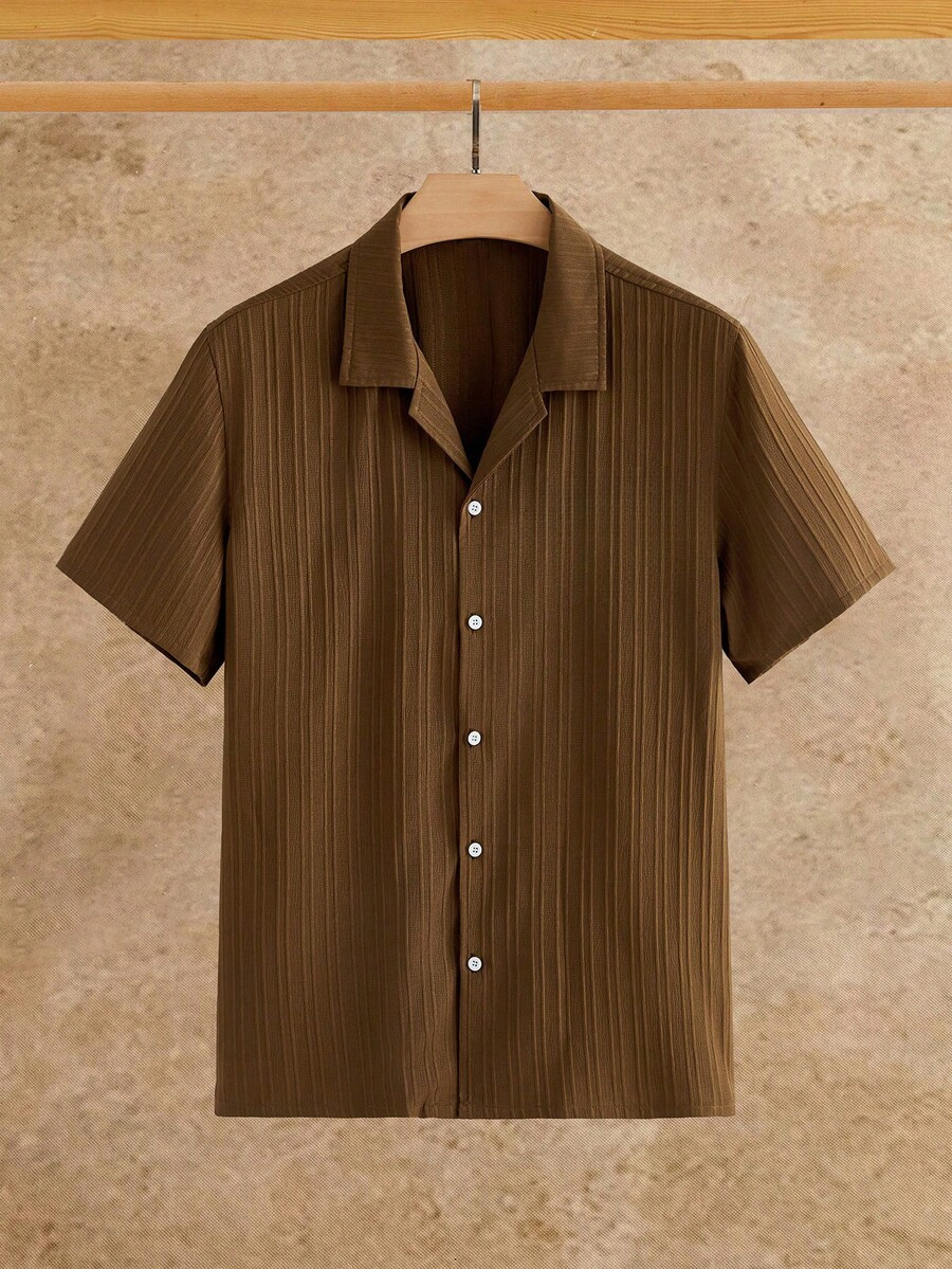 Ensemble Chemise Texturée pour Hommes