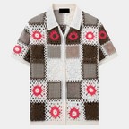 Ensemble homme boutonné ajouré