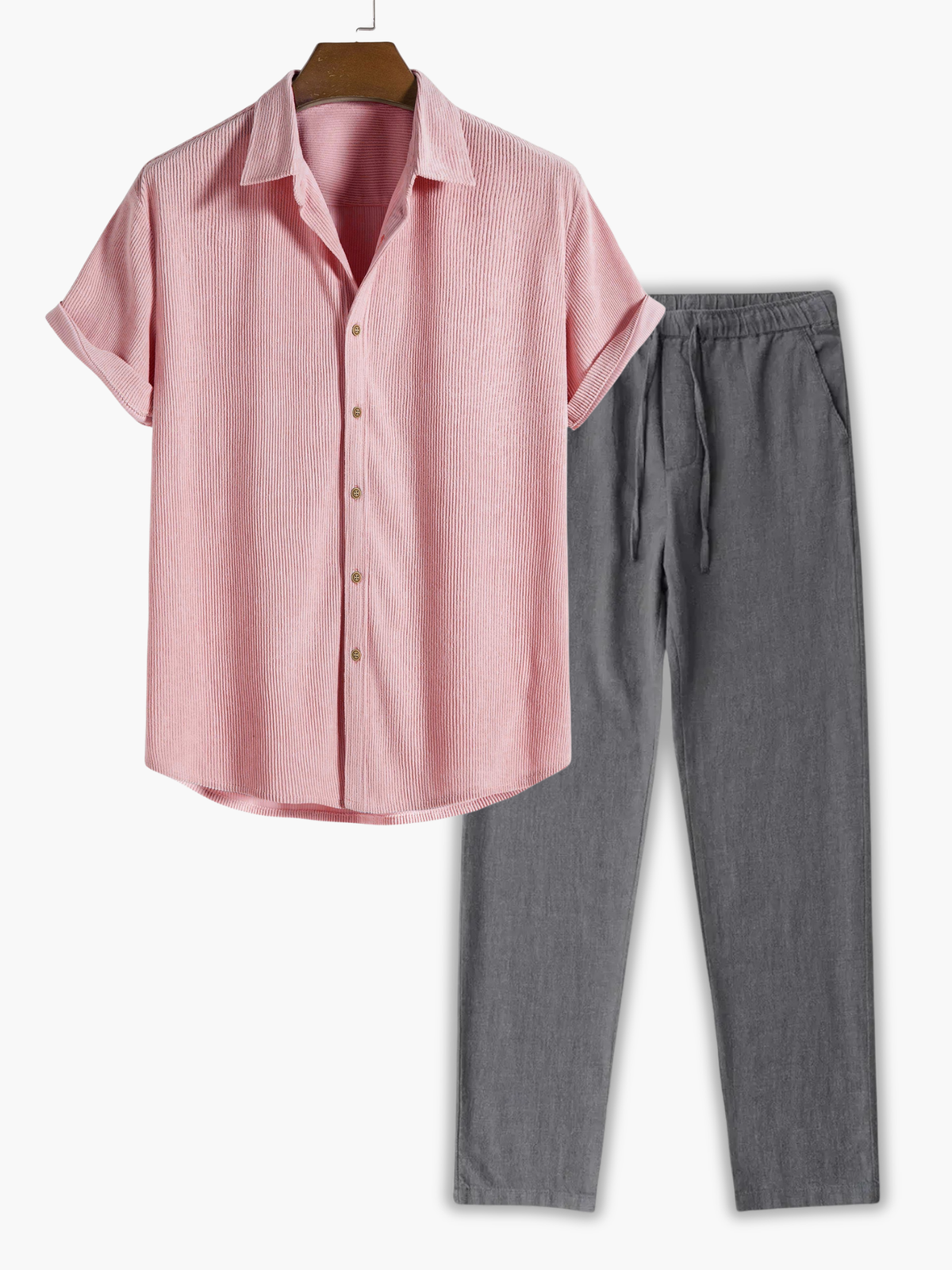 Ensemble homme chemise col classique