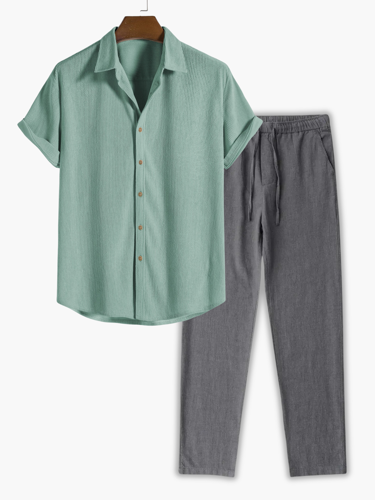 Ensemble homme chemise col classique