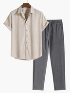 Ensemble homme chemise col classique