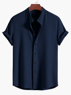 Ensemble homme chemise col mao et pantalon