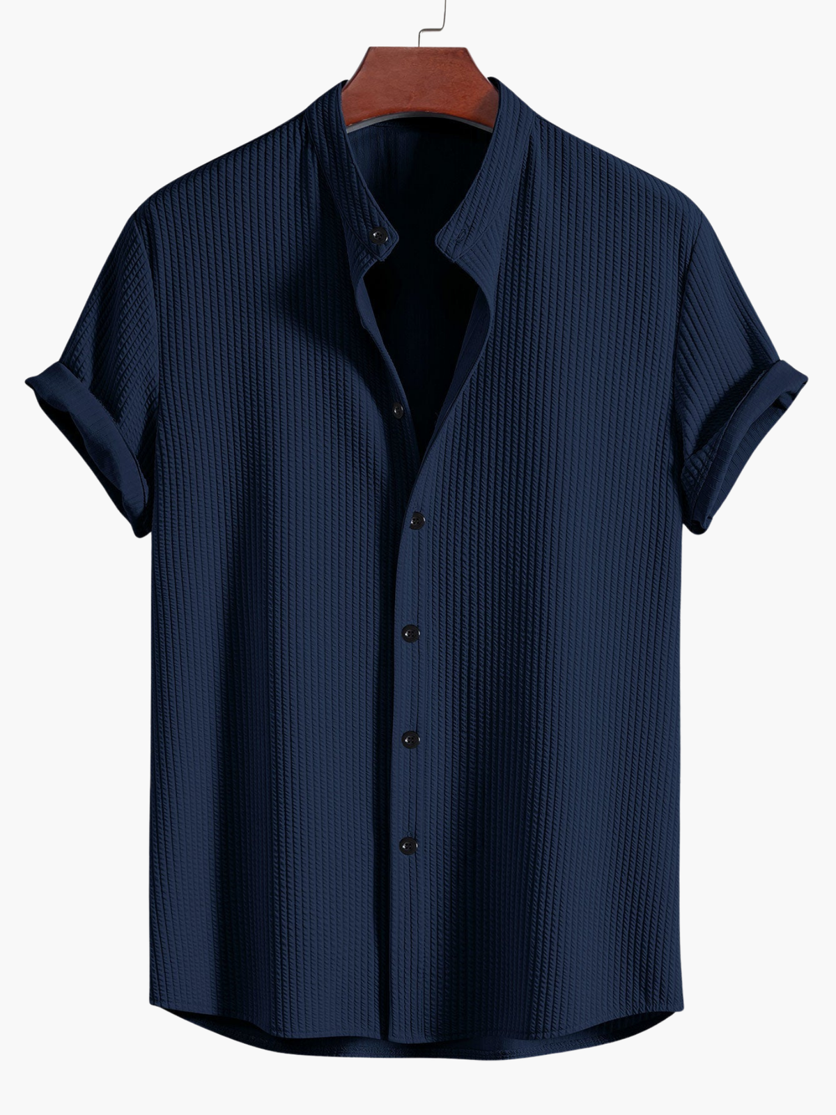Ensemble homme chemise col mao et pantalon