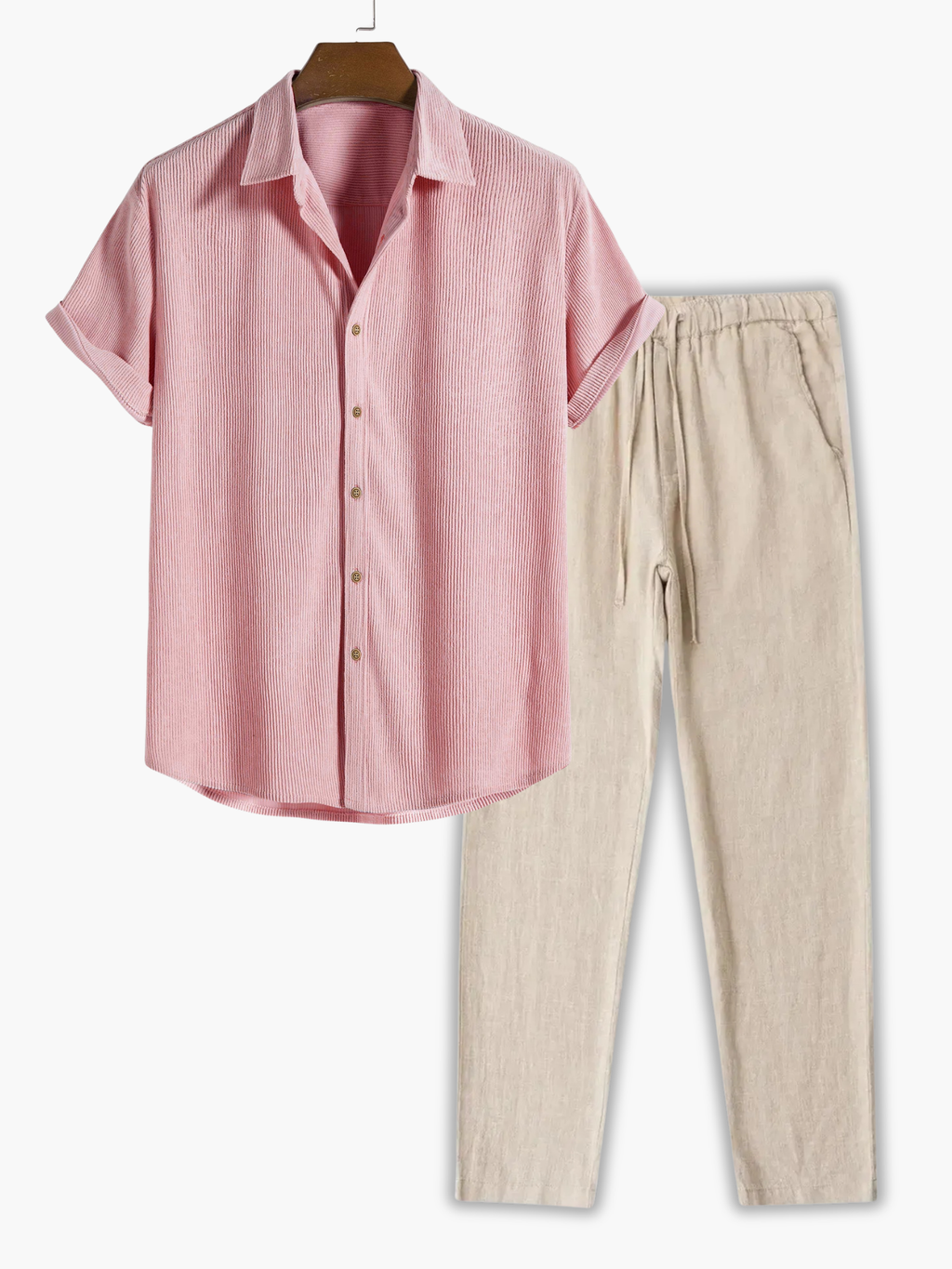 Ensemble homme chemise rayée